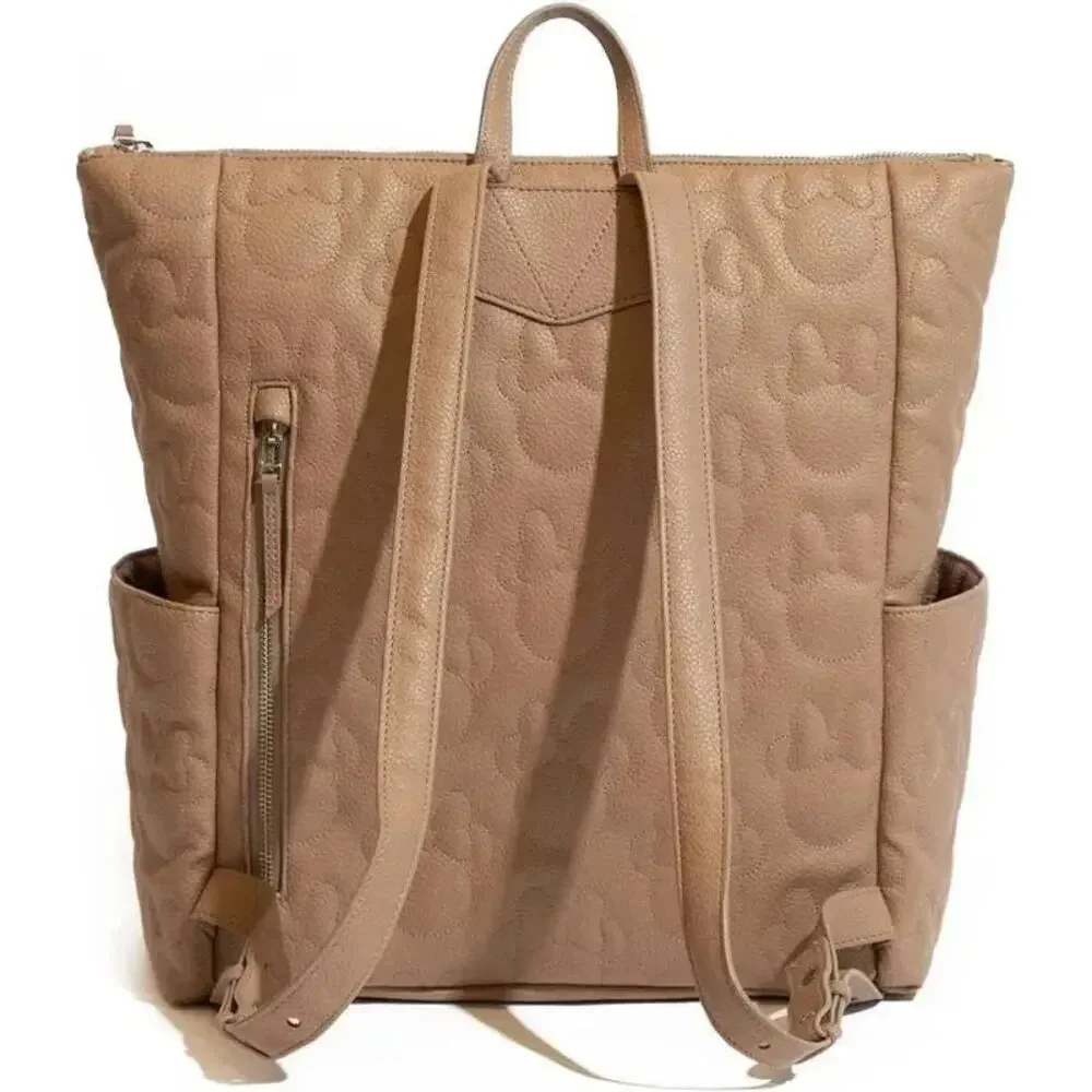 Freshly Picked - Minnie Mouse Minimal Backpack tan vegan leather large new $220